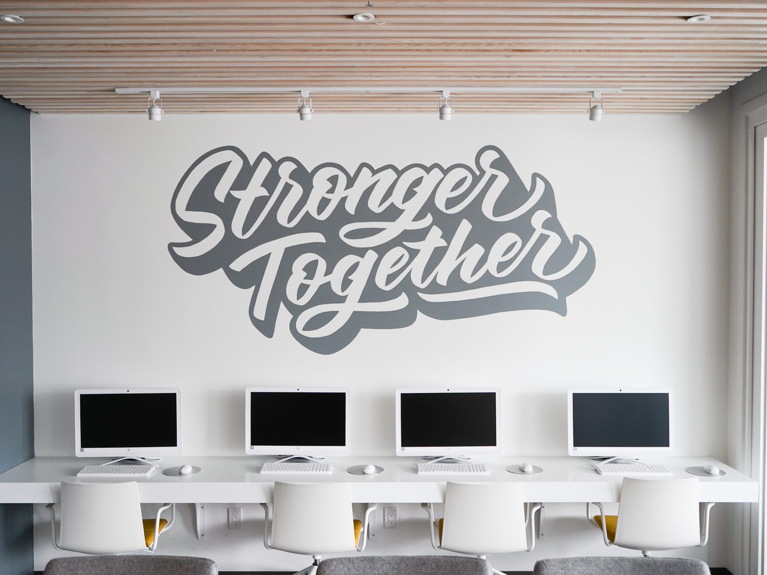 Stronger Together Mural for Invalesco Real Estate